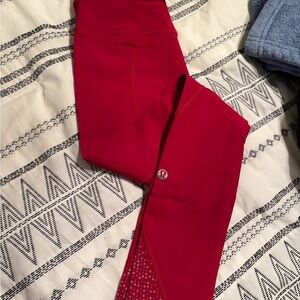 lululemon athletica Red Women's Pants